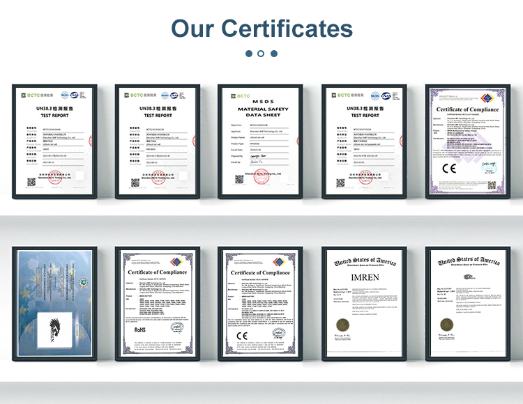 Product quality certifications