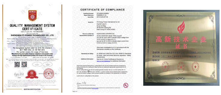 Certifications
