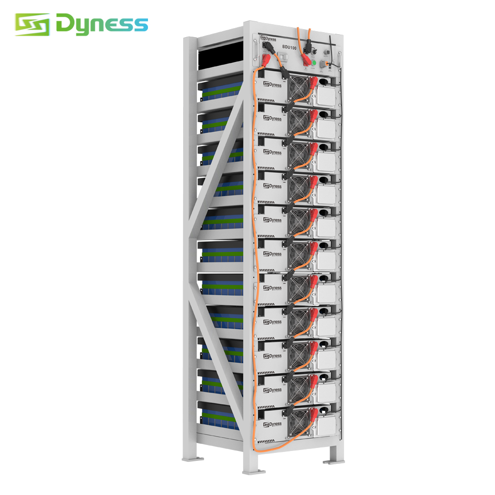 Dyness PowerRack HV4F 40kwh 50kwh High Voltage 1C Discharge Lifepo4 Battery System Home Industrial Use Rack Mounted Off-Grid
