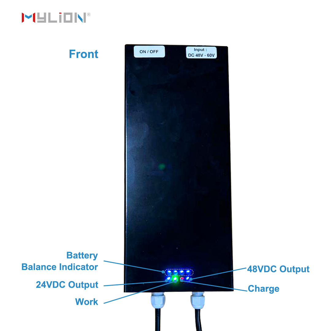 Uninterruptible Power Supply MU248-G2 24V 3A 48V 1A Mini Ups 12V Smart Mini Ups for Telecommunications Devices IoT Devices