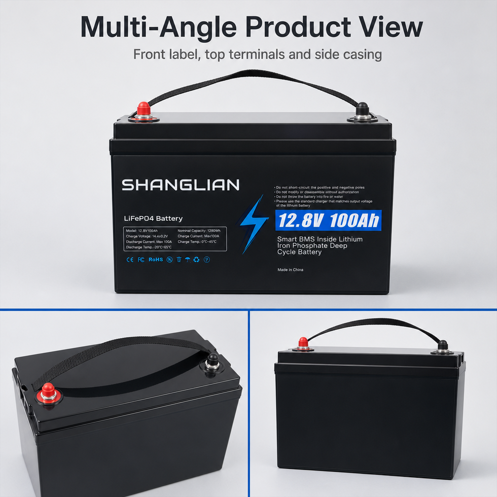 Long Life Backup Power Supply 12.8V 100Ah Lithium Battery for Telecom Base Station Server Rack and UPS