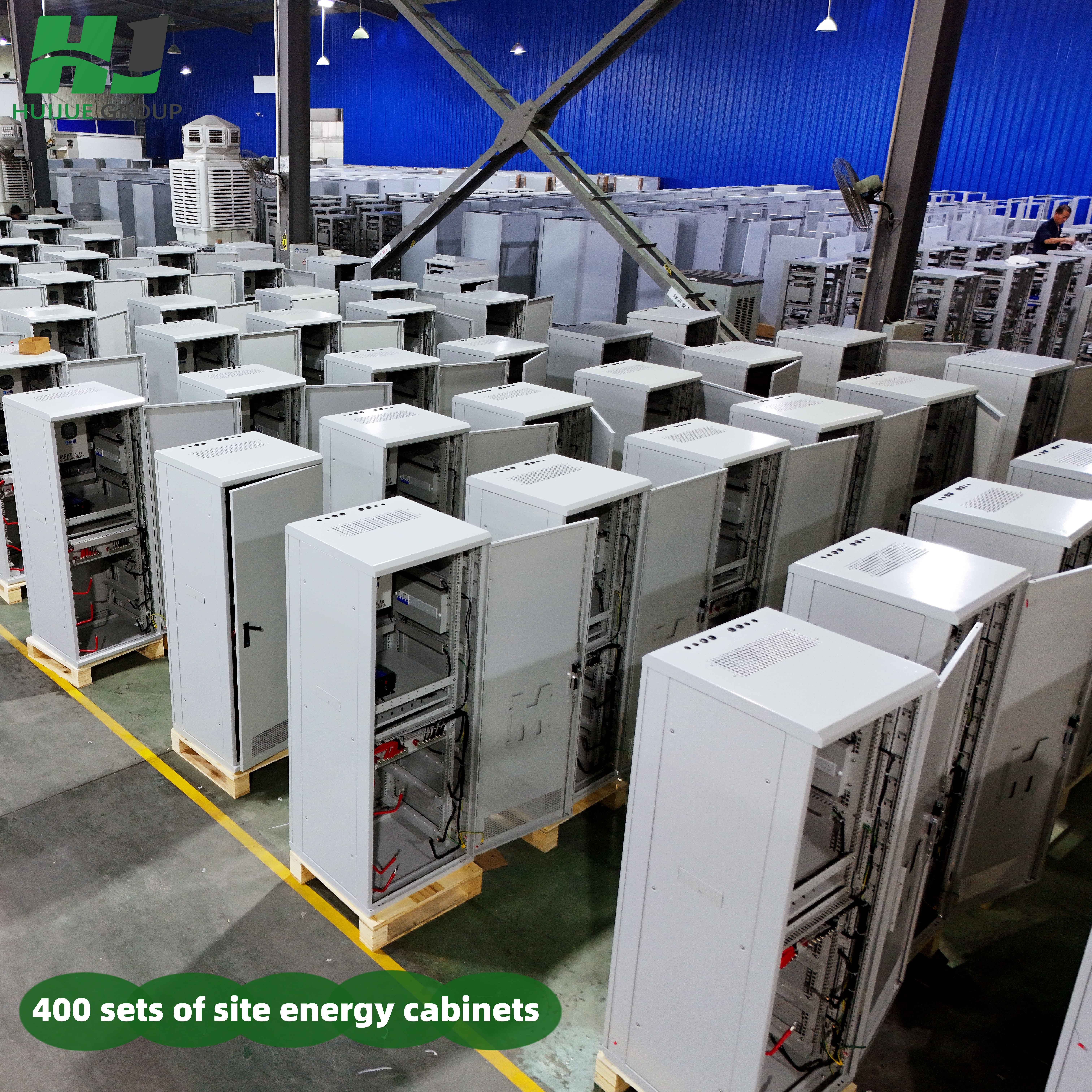 HJ Telecom Site Power Solution 48VDC Rectifier System Battery Backup Cabinet for 4G 5G Base Station OEM