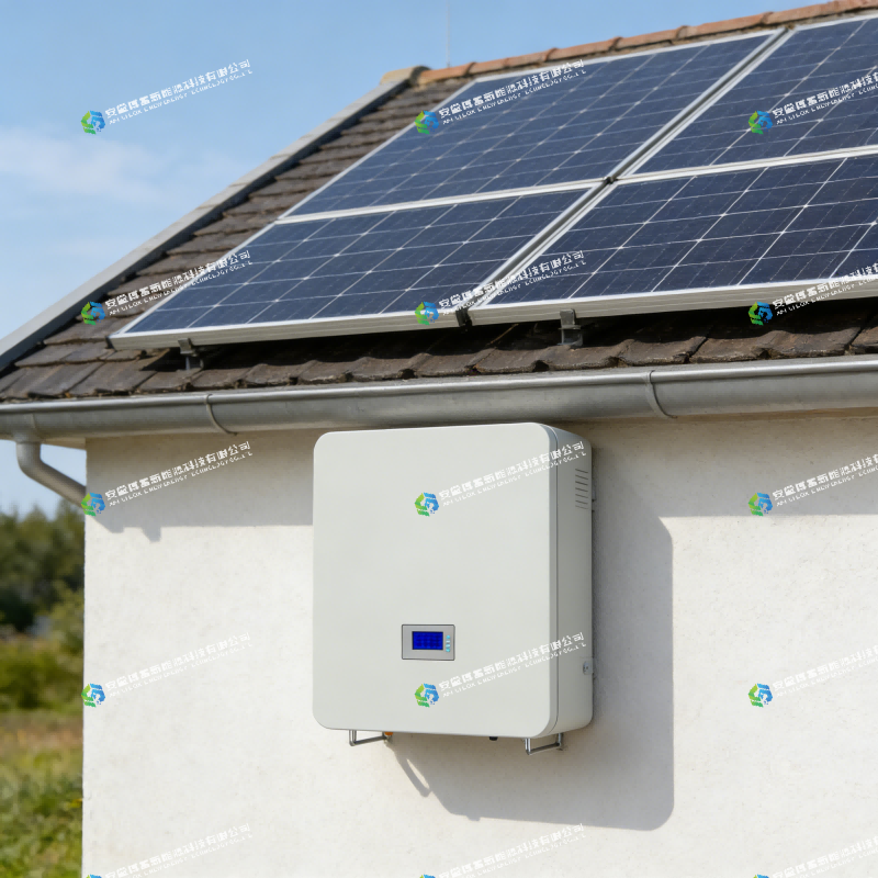 Home Battery Energy Storage System Lithium Battery Lifepo4 Power Wall Home 51.2V 15kWh 30kWh Portable Household Backup Energy
