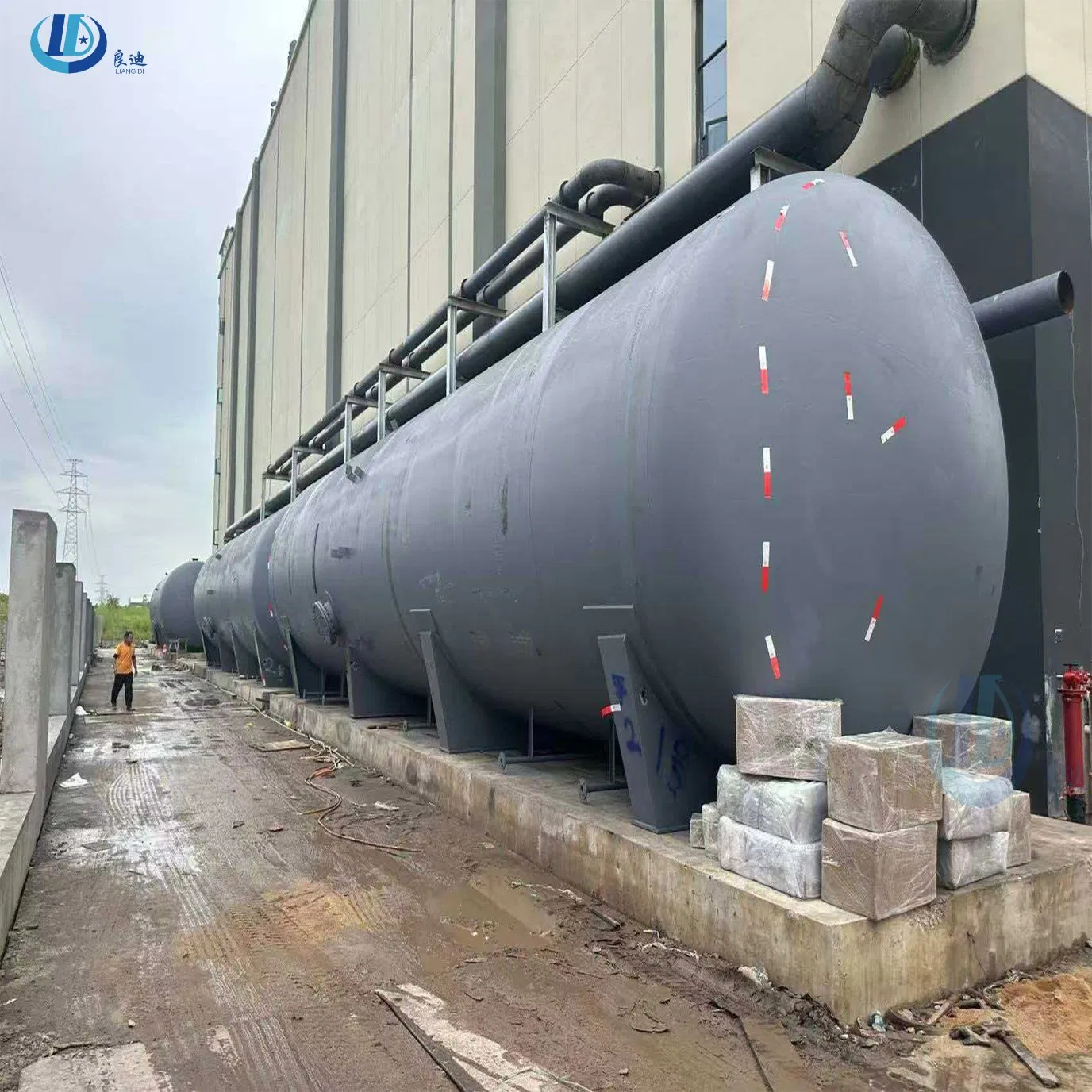 Smooth Running Cold Water Storage System for Server Cooling System with Stable Pressure No Vibration Cold Water Storage Tank