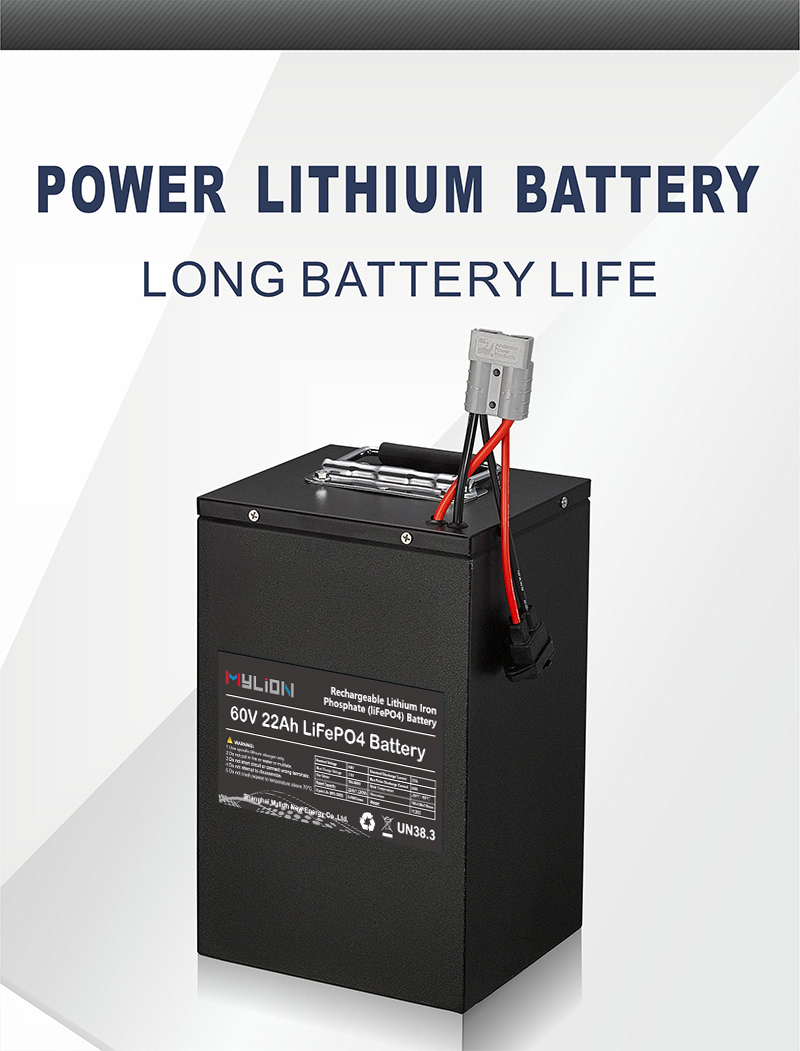 60 Volt Lithium Battery Pack 22Ah 60V Scooter Li Ion Battery for Electric Bike