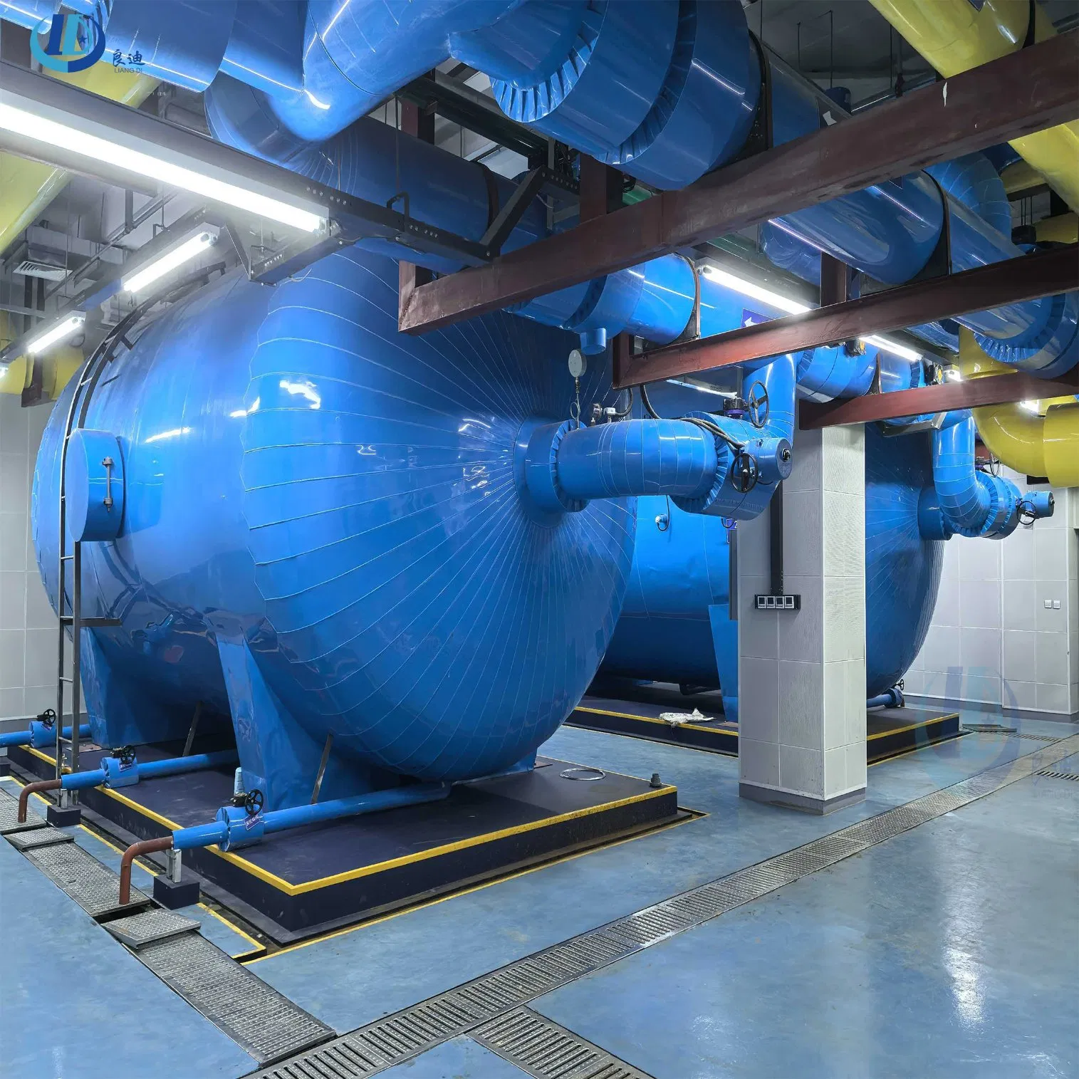 Smooth Running Cold Water Storage System for Server Cooling System with Stable Pressure No Vibration Cold Water Storage Tank