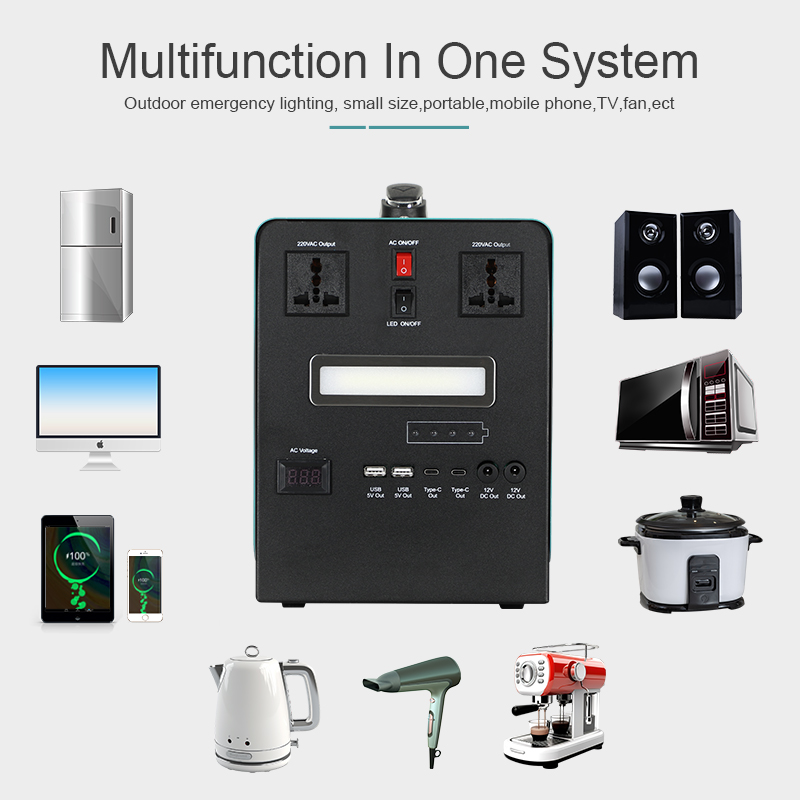 ALLTOP Factory Direct Price Oem Odm Battery Emergency Power 500W 1000W Solar Power Station Off Grid Portable Solar Power System