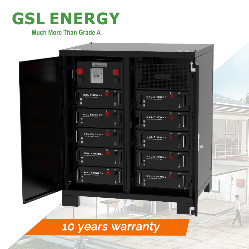 GSL ENERGY High Voltage LiFePO4 Battery 100kwh Battery Energy Storage System 60kwh Bess Storage System Battery Storage Container