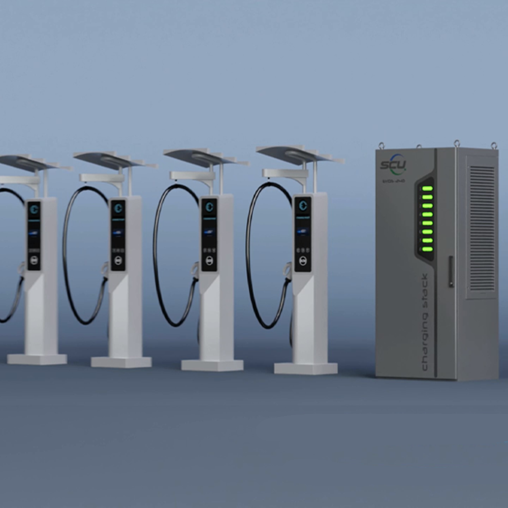 SCU One-Fits-All Solution Solar PV Battery Energy Storage EV Dc Charger Electric Car Charging Station