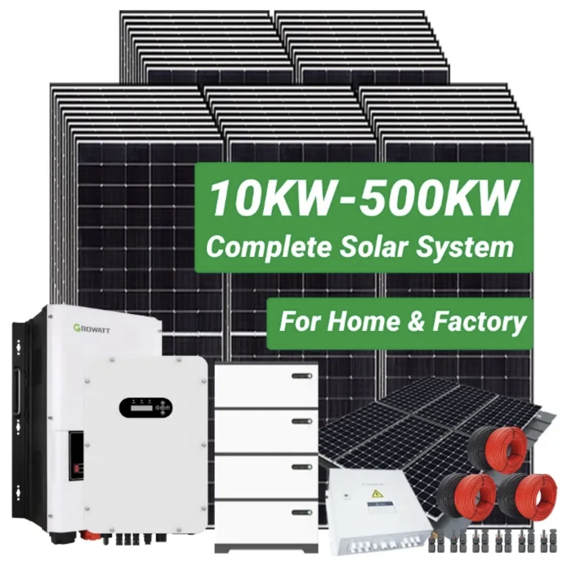 Deye Solar Panels 5kw 10kw 20kw Hybrid Solar Battery Energy System 20kwh 30kwh Lithium Batteries For Home Solar Power Station
