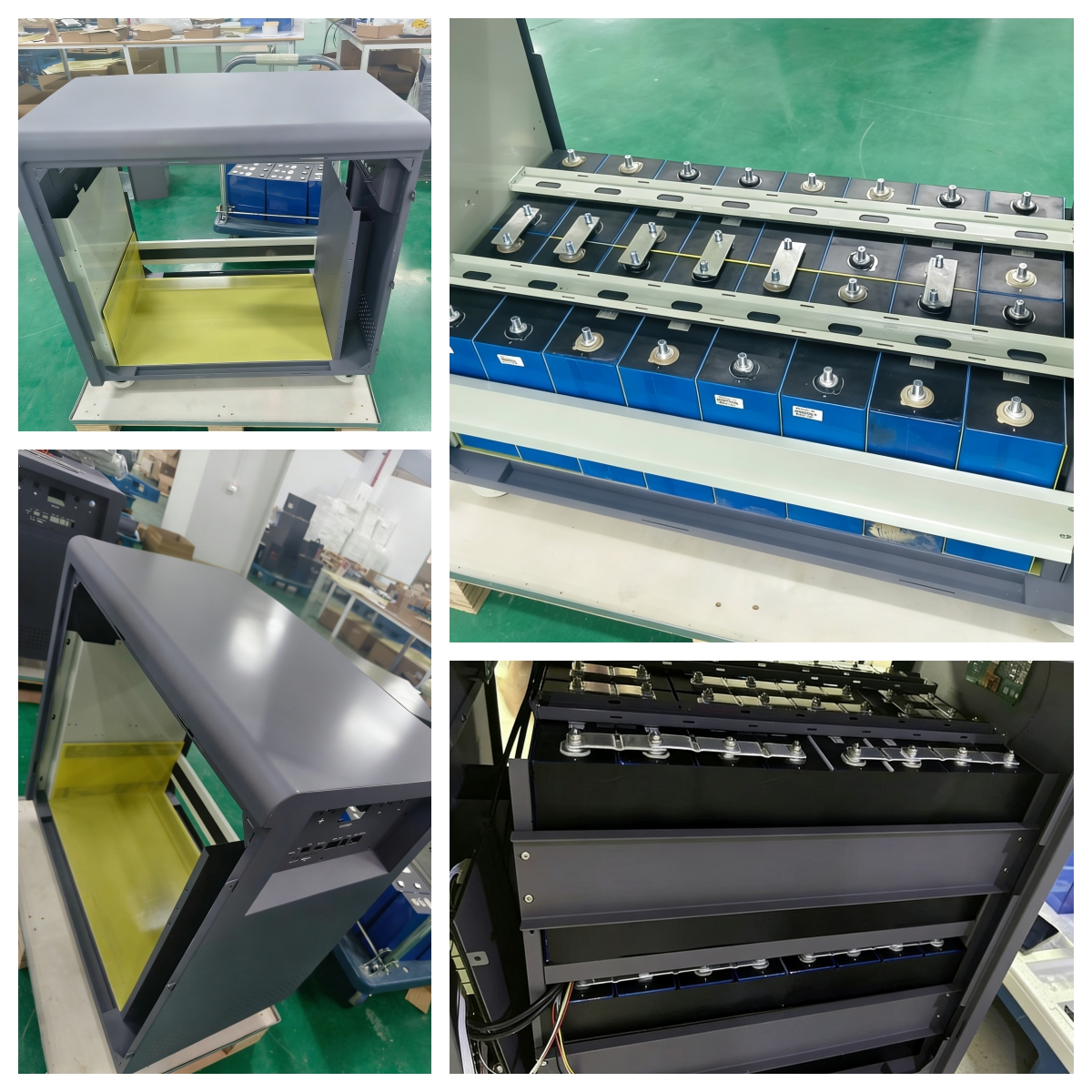 51.2V 32KWH Lifepo4 Lithium Solar Battery 48V 280Ah 300Ah Lithium Ion Battery Pack Home Energy Storage System DIY Battery Box