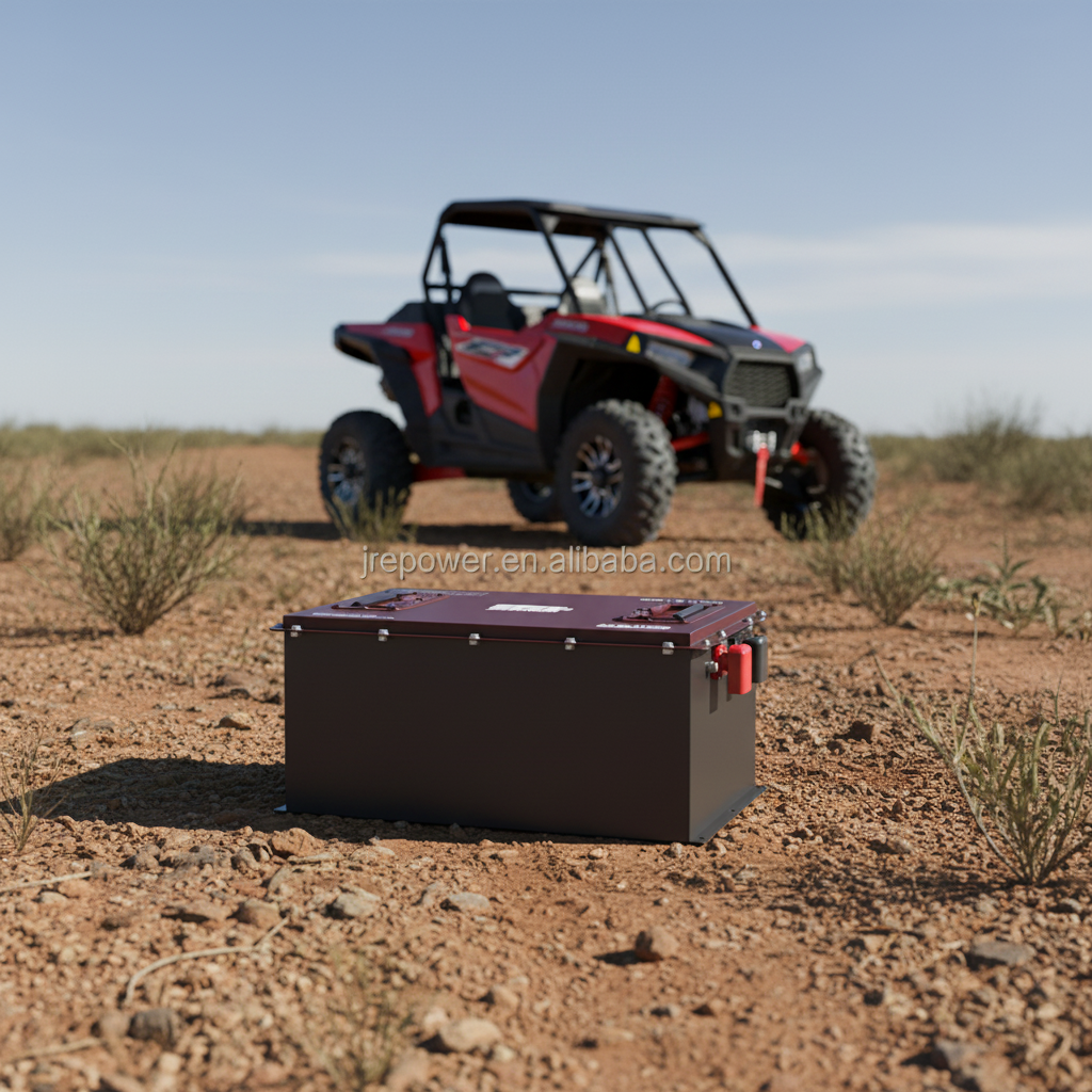 Off-road Vehicle 51.2V 171Ah LiFePO4 Semi-solid State Lithium Ion Buggy Battery Pack 300A BMS Polaris EV