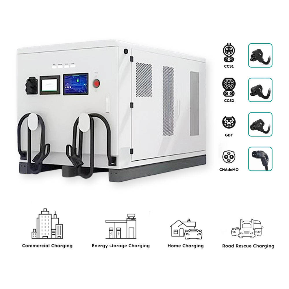 IP55 OCPP1.6 CCS2 Fast Charging EV Floor-Mounted All-In-One Energy Storage System 100kW Output 380V Input Model SC01 OEM Brand