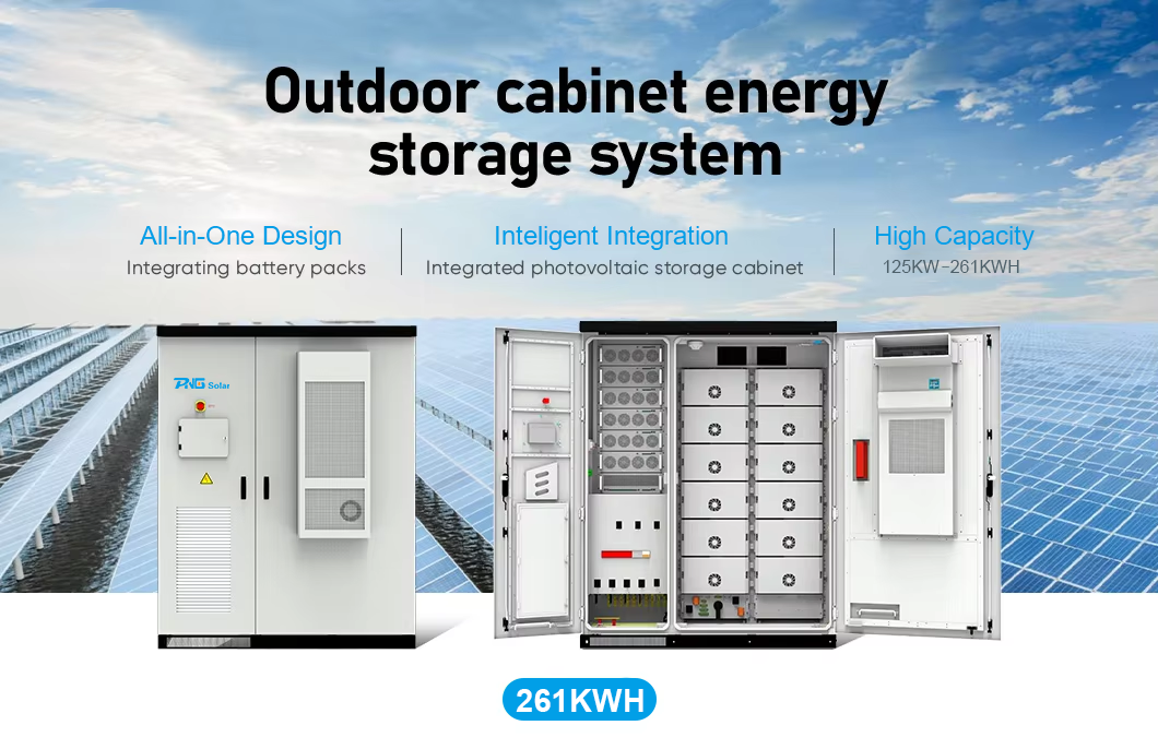 261KWH Commercial Industrial High Voltage 10-Year Warranty Storage System with Liquid Cooling Off-Grid Connection
