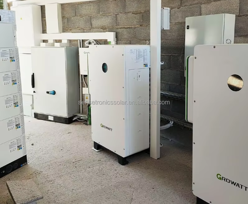 Growatt 50kWh All in One BESS WIT Series 50KW Hybrid Solar Inverter and APX Energy Storage Battery System Set