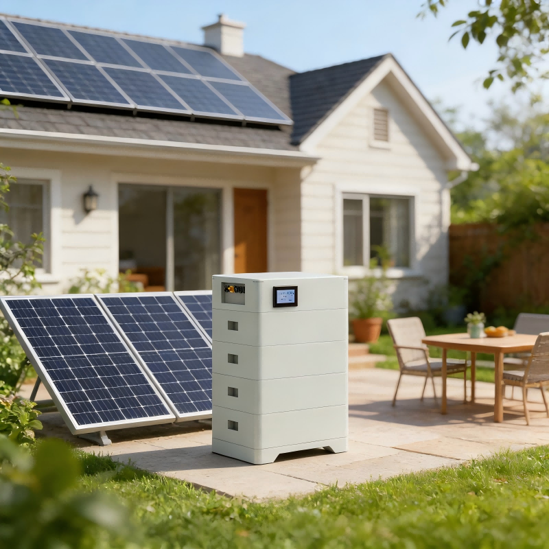 5KWh 15KWh 20KWh Off Grid &amp; Hybrid Grid Compatible 6000 Cycles Home Energy Storage 48V 200A Stackable BMS Inverter UPS