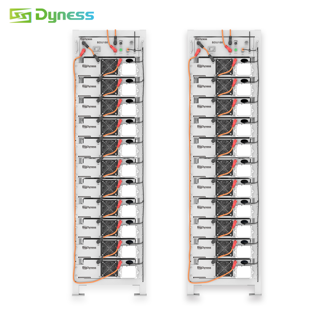 Dyness PowerRack HV4F 40kwh 50kwh High Voltage 1C Discharge Lifepo4 Battery System Home Industrial Use Rack Mounted Off-Grid