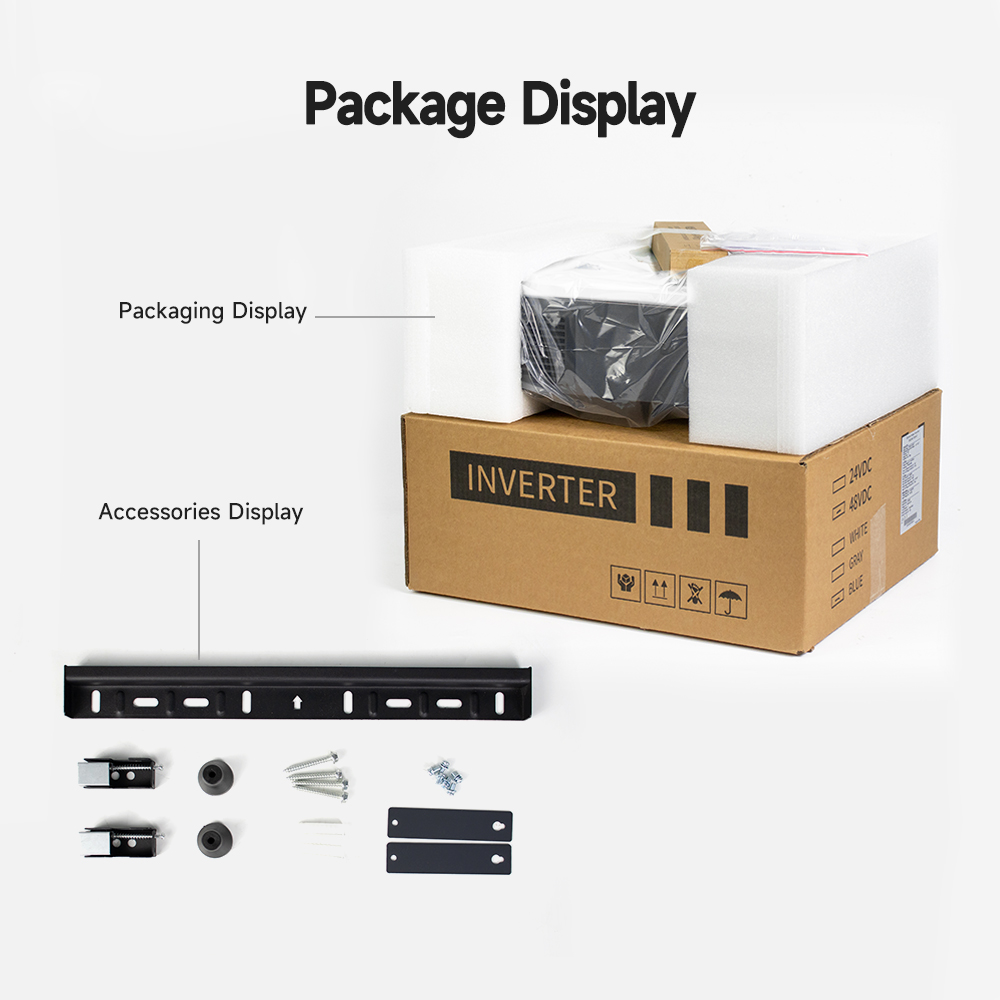 Hybrid Solar Inverter 11KW IP54 Waterproof 48v Dual AC Output Without Battery 2 MPPT Charger Support Wifi For Home