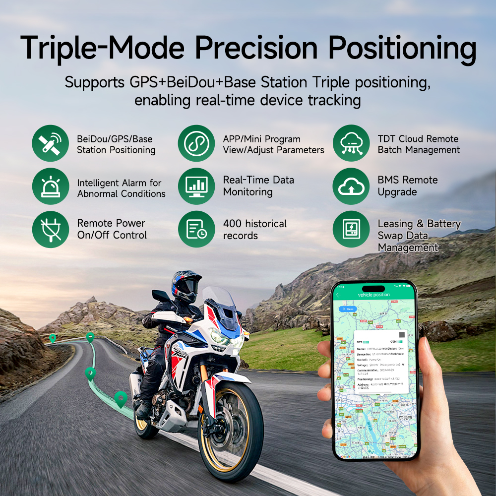 12V 100AH Lithium Battery BMS With GPS BT LCD , Intelligent Battery Management System For E-bike 2/3/4 Wheeled Electric Vehicle