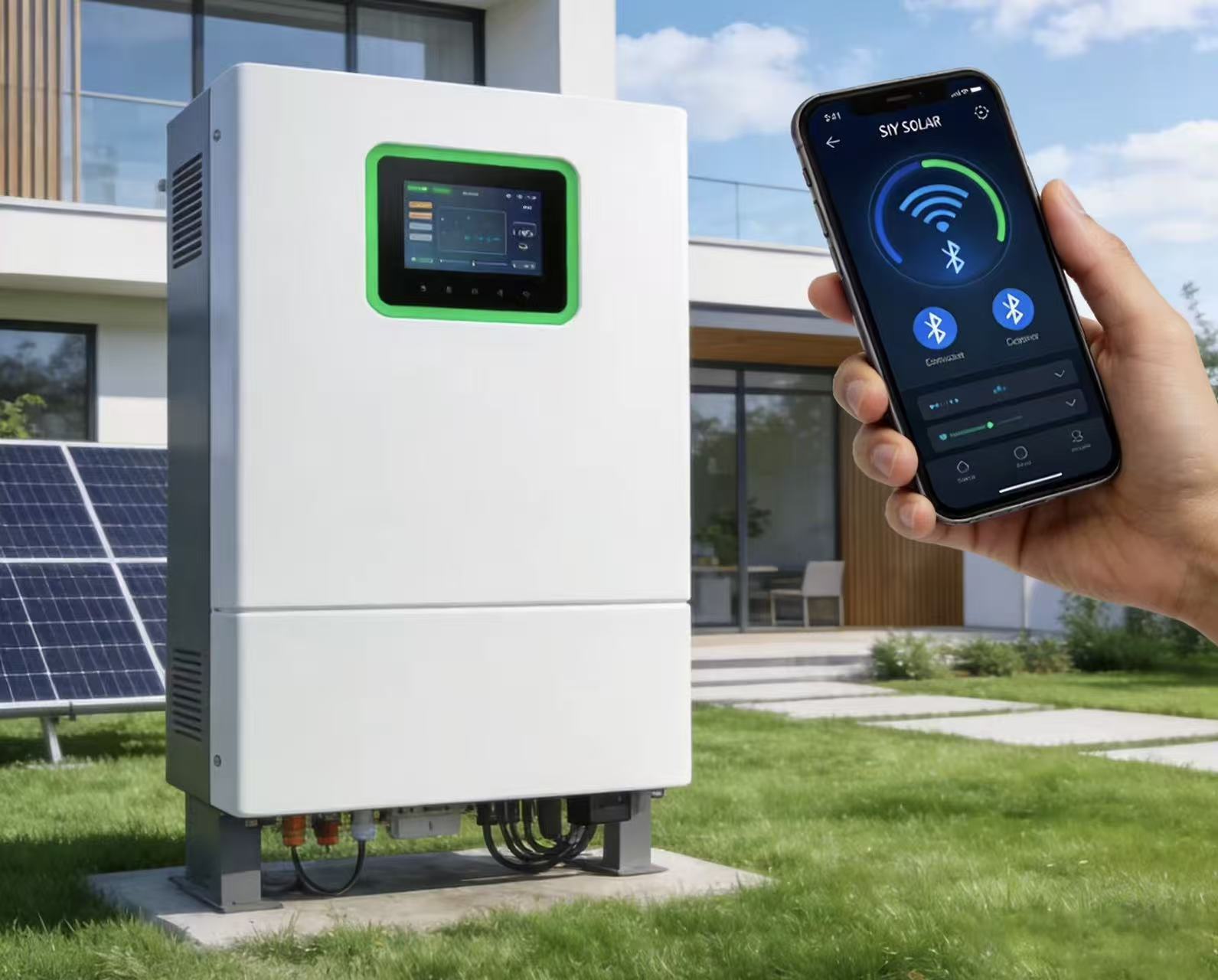 1-50kW Commercial Solar Power System Complete Set with MPPT Controller and Lithium Ion Battery On-Grid Solar Energy System