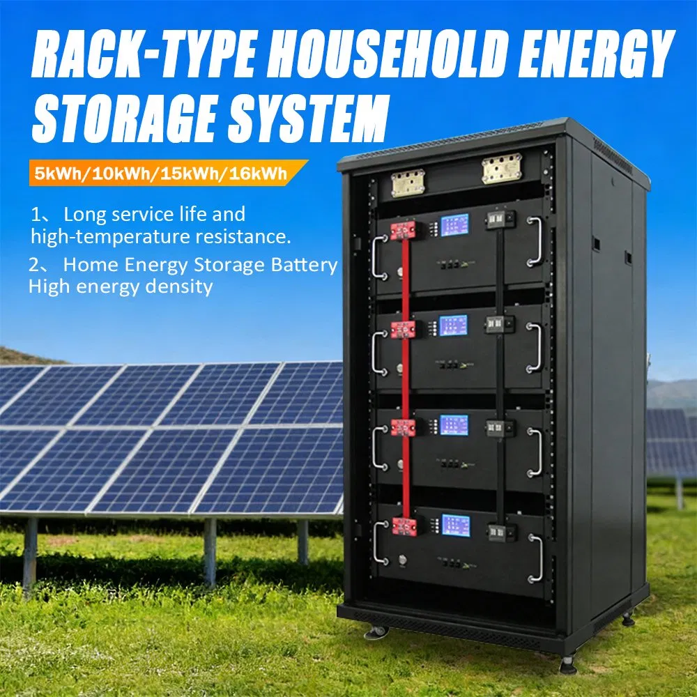 Telecom Rack Mount LiFePO4 Solar Battery 51.2V 200ah 10kwh Energy Storage System with BMS for Home Data Center Backup
