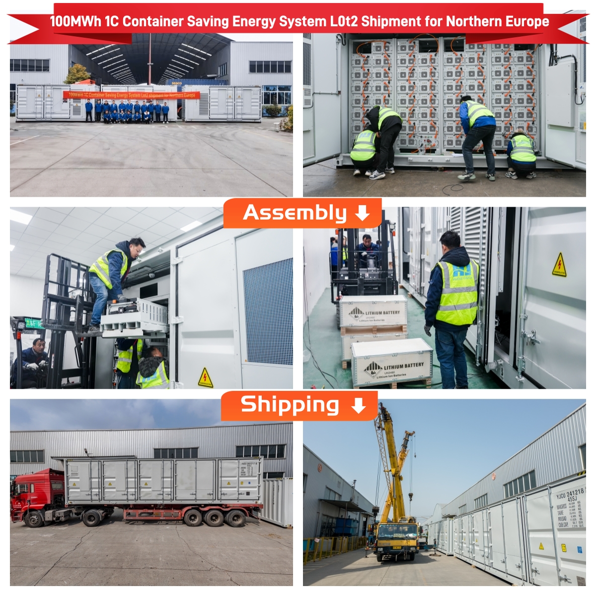 HJ 500KW/1.2MWh 1MW/2.2MWh 5MWh Hybrid Grid Air Cooling Energy Storage Container BESS Container &amp; Microgrid