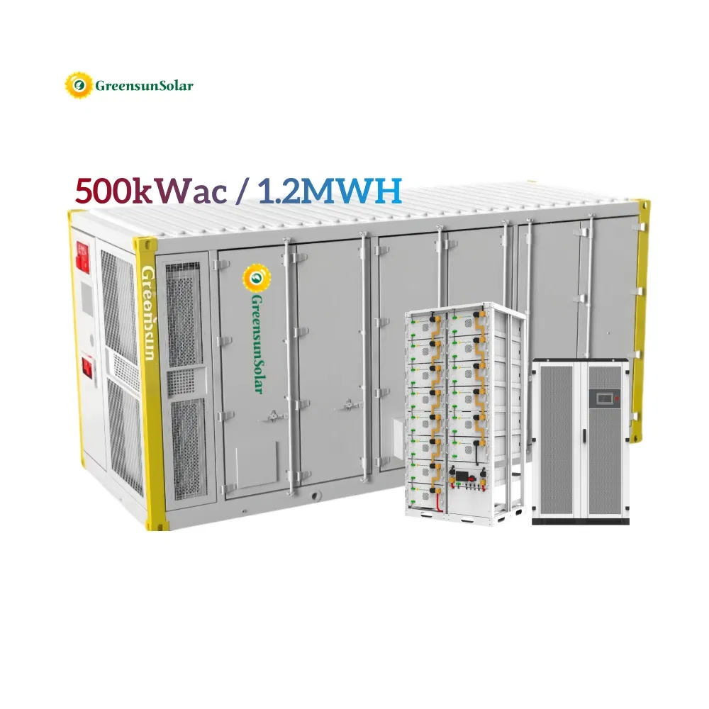Greensun 1.2mwh Commercial Energy Storage System with 20FT Bess Container