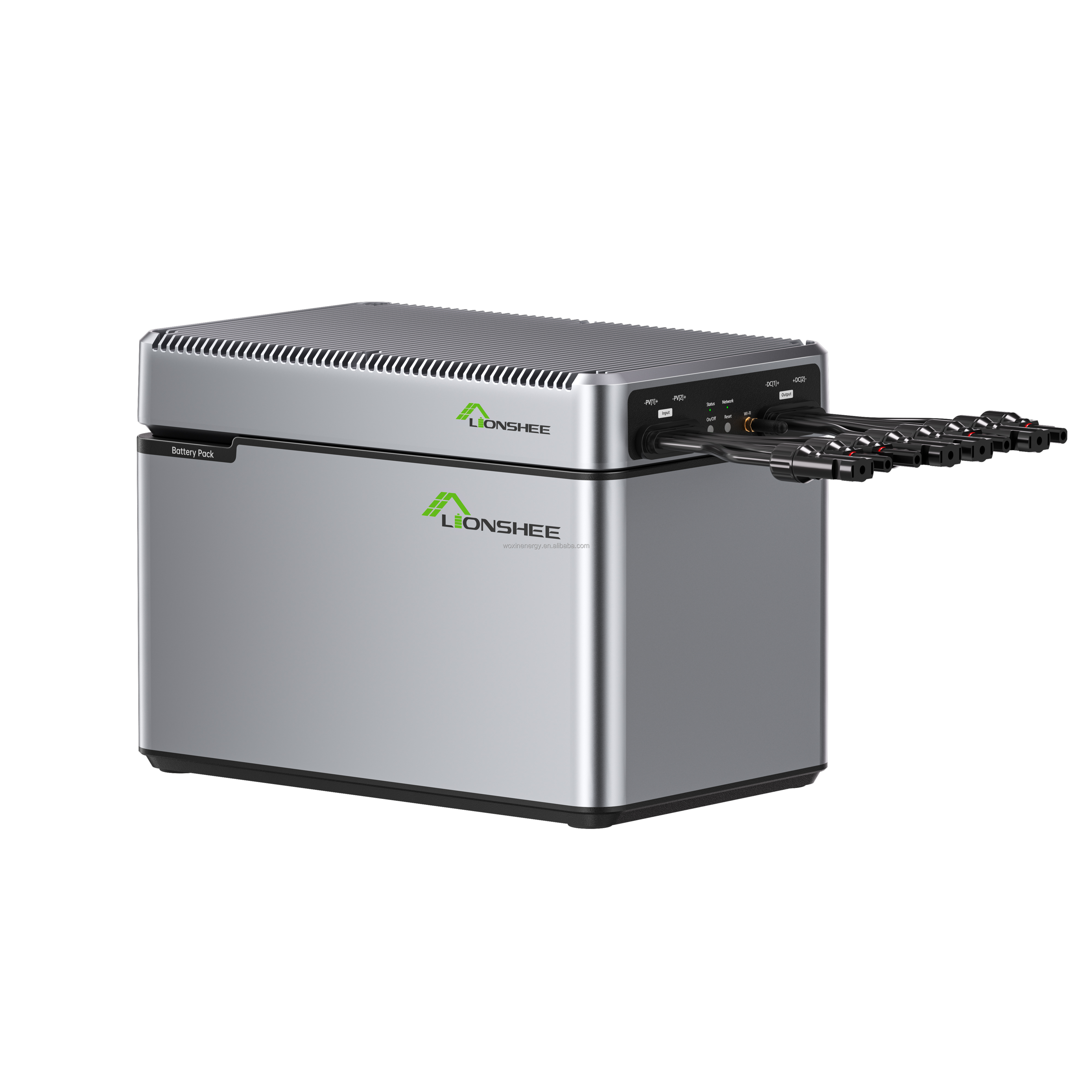 1kwh Stackable LiFePo4 Battery Portable Power Lithium Expandable Battery 1024WH For Power Station Solar System