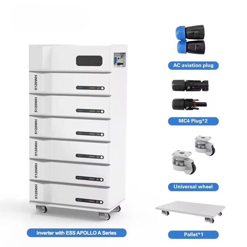 5KW 30KWh Stackable Hybrid Grid Home Energy Storage System Solar LiFePO4 Battery 51.2V Compatible for Growatt for