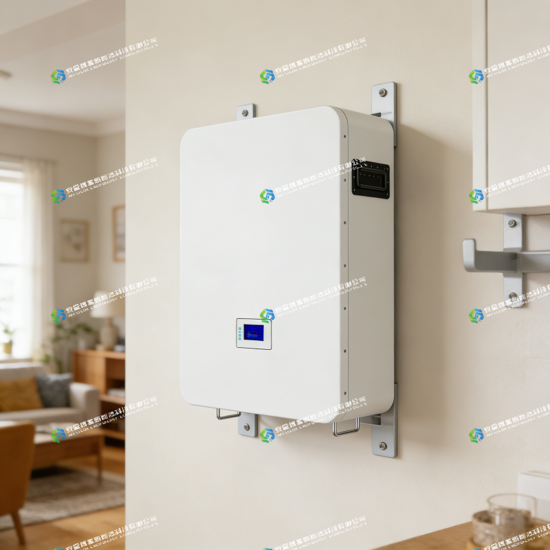 Home Battery Energy Storage System Lithium Battery Lifepo4 Power Wall Home 51.2V 15kWh 30kWh Portable Household Backup Energy