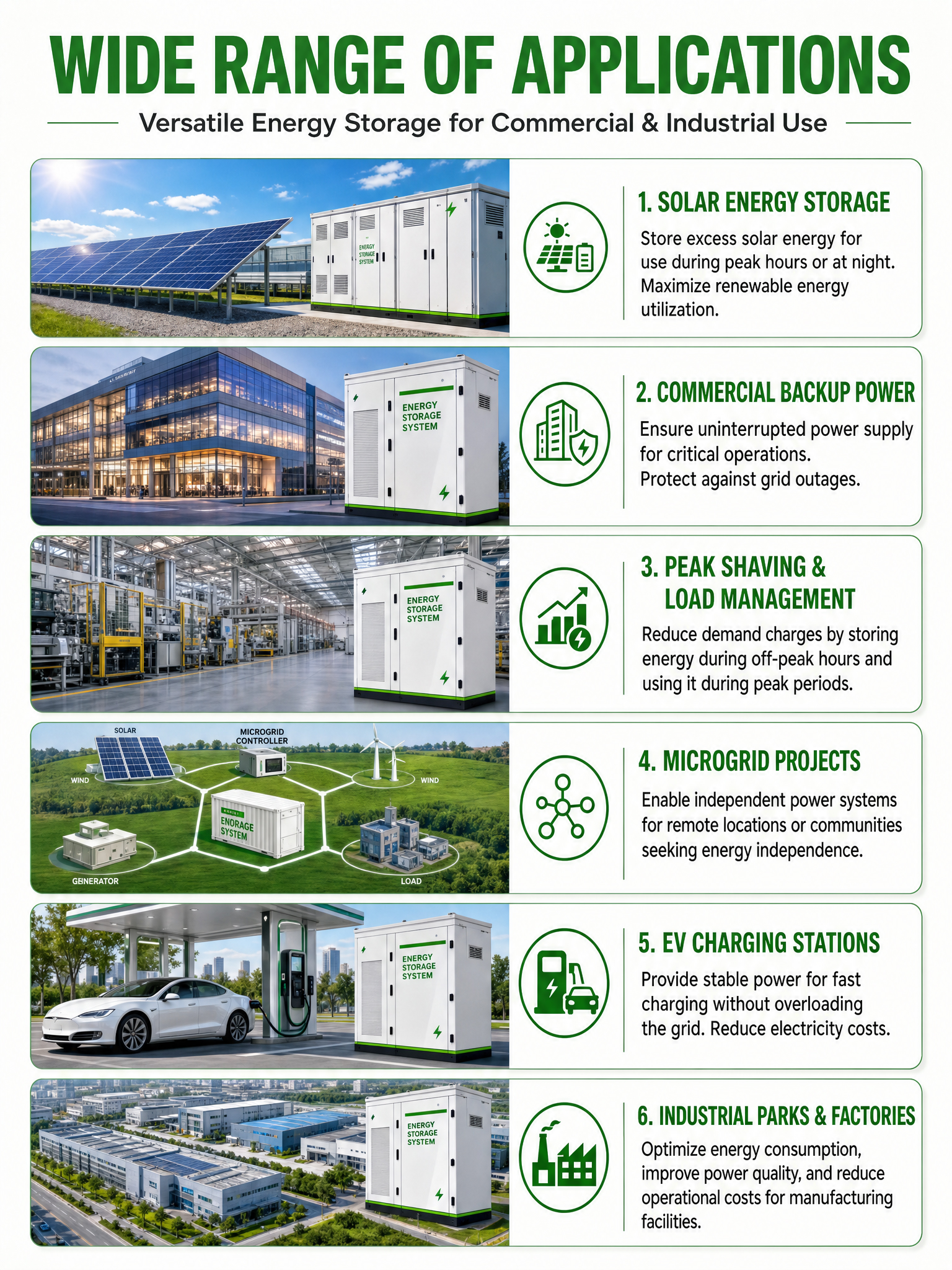 Industrial Solar Energy Storage System