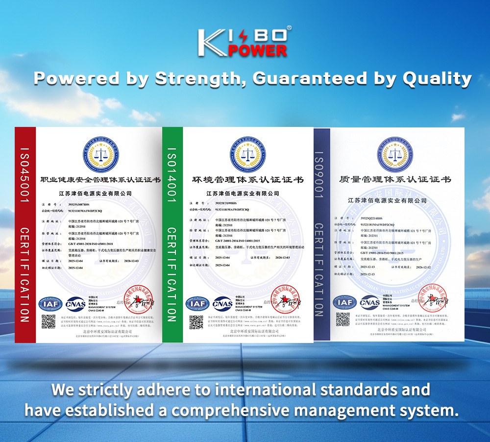 CE Certified AC Power Supply Short-Circuit Protection Three-Phase 250 KVA Voltage Stabilizing Transformer All-in-One Unit