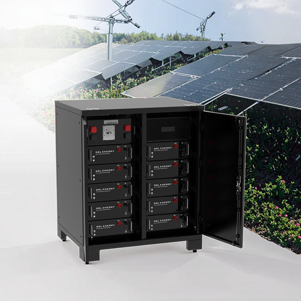 GSL ENERGY High Voltage LiFePO4 Battery 100kwh Battery Energy Storage System 60kwh Bess Storage System Battery Storage Container