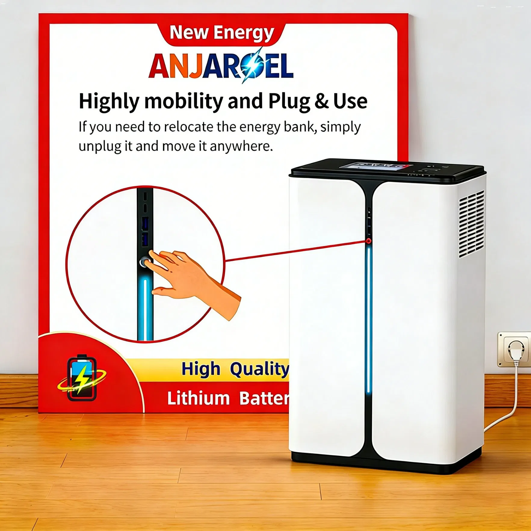 Lithium Cell 51.2kwh Industrial Energy Storage, Deep Cycle Battery System for Telecom &amp; Data Center Backup