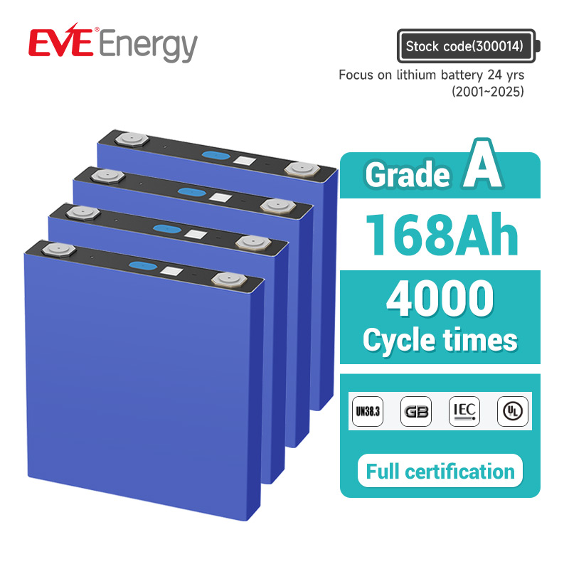 EVE LF168 72v 168ah Lifepo4 Battery Prismatic 3.2V Lithium Ion Electric Vehicle Power System 168ah 3.2V Lifepo4 Battery