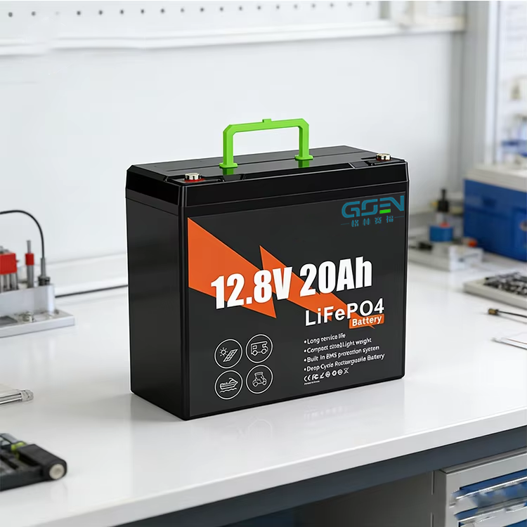 Greensafe 12.8V 20Ah LiFePO4 Battery Smart PACK With 6000 Cycles And -20-60 Operating Temp For Electric Wheelchair