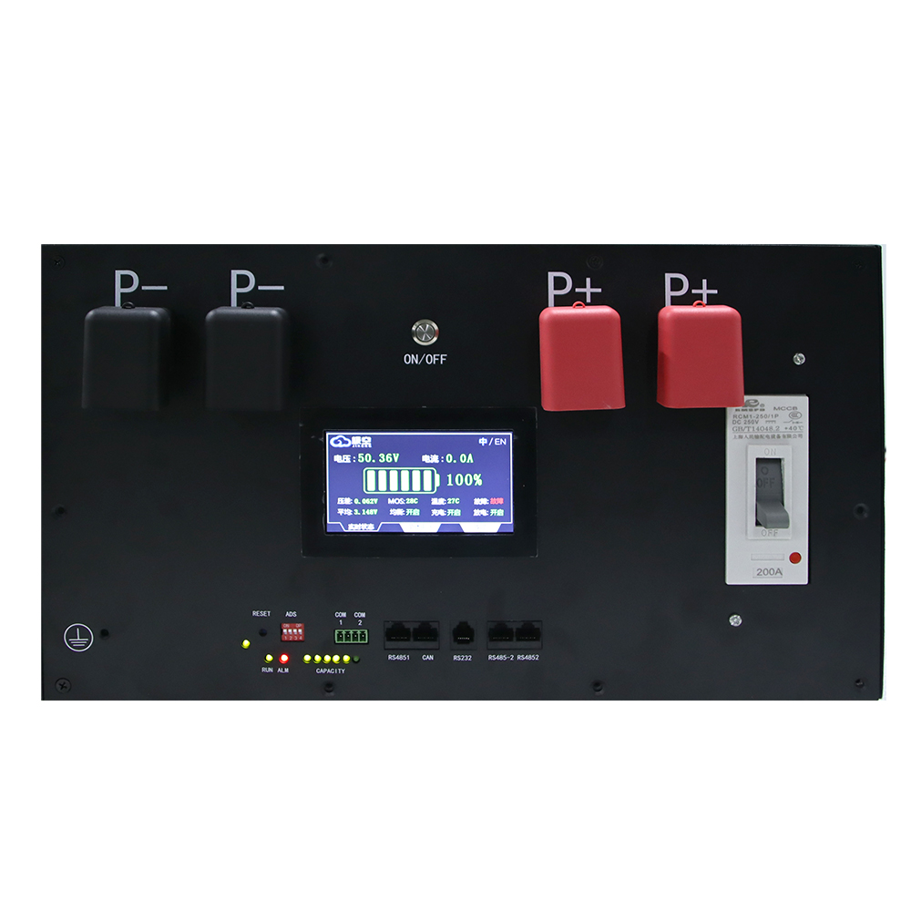 Hot Sales Energy Storage Stackable Lifepo4 Battery Akku 51.2V 15kw 306ah 48V Lithium Ion Battery With BMS