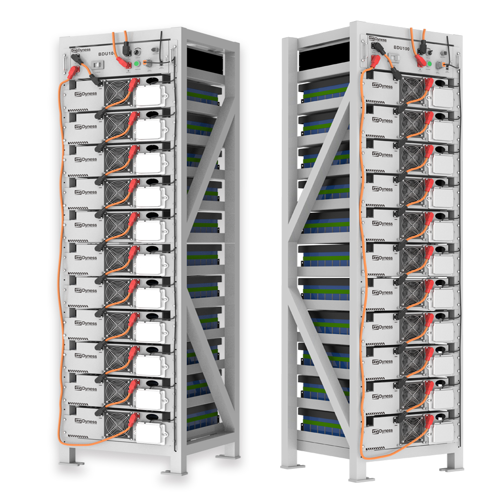 Dyness PowerRack HV4F 40kwh 50kwh High Voltage 1C Discharge Lifepo4 Battery System Home Industrial Use Rack Mounted Off-Grid