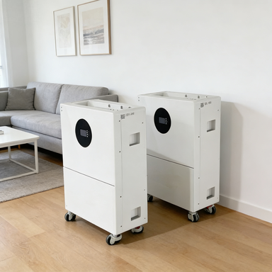 5KWh 15KWh 20KWh Off Grid &amp; Hybrid Grid Compatible 6000 Cycles Home Energy Storage 48V 200A Stackable BMS Inverter UPS