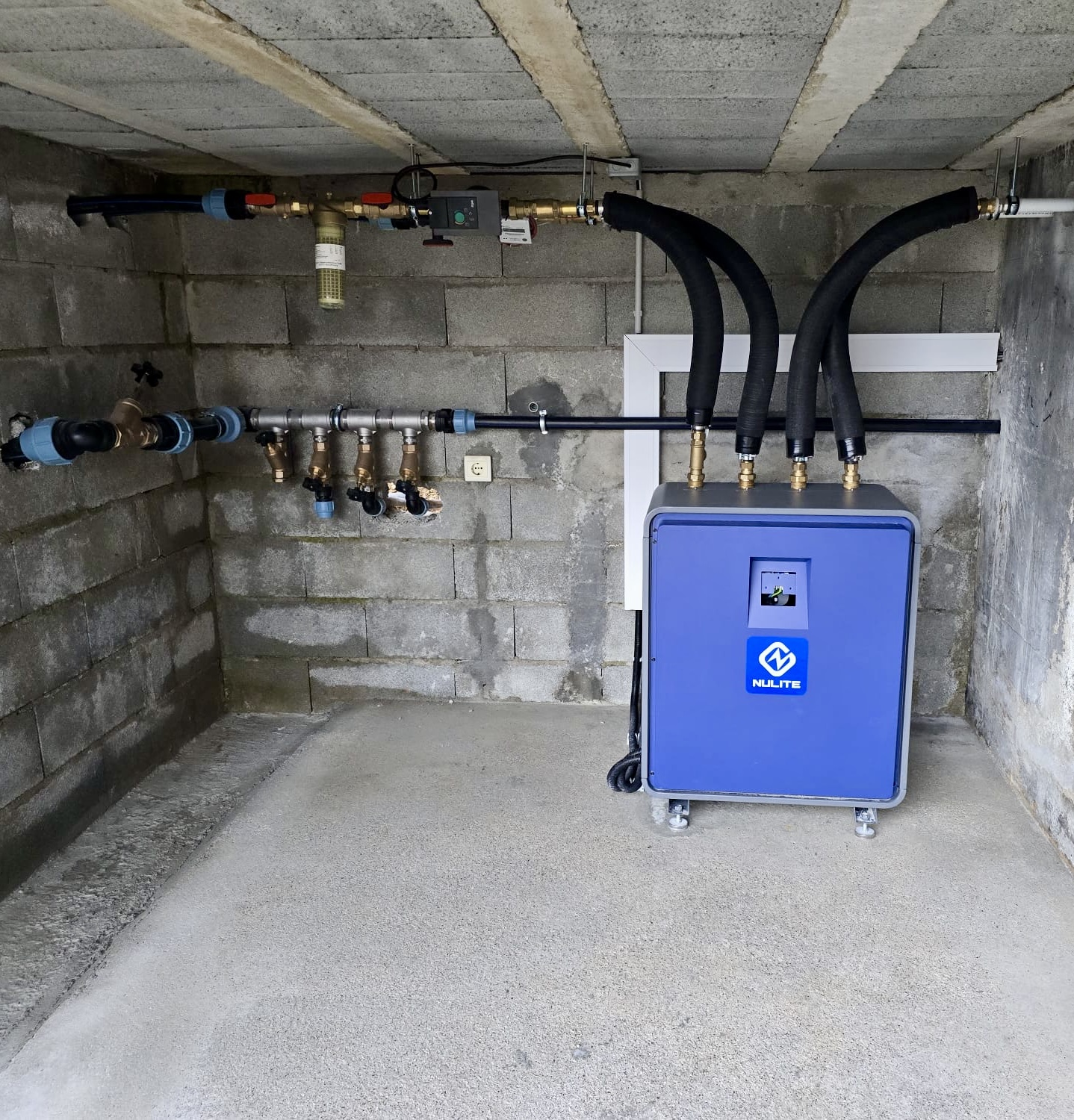 10KW 20KW 40KW Solar Geothermal Water To Water Source Heatpump R32 R290 High Temperature Heat Pump Ground Source China Factory
