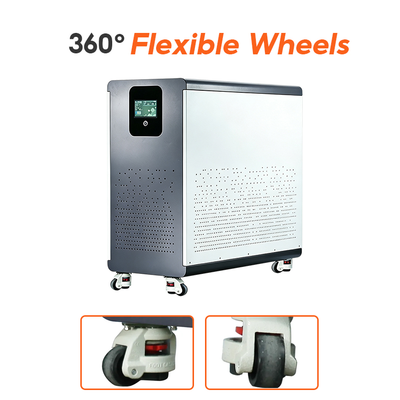 Big Capacity 50KW 30KW 20KW 15KW LiFePO4 Batteries 48V 300Ah-1000Ah Hybrid Grid Split Floor Standing Wheels Home Solar System