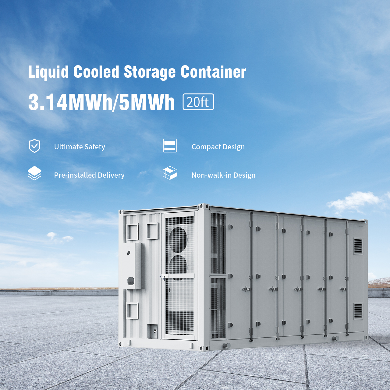 Liquid-cooled Containerized Energy Storage System