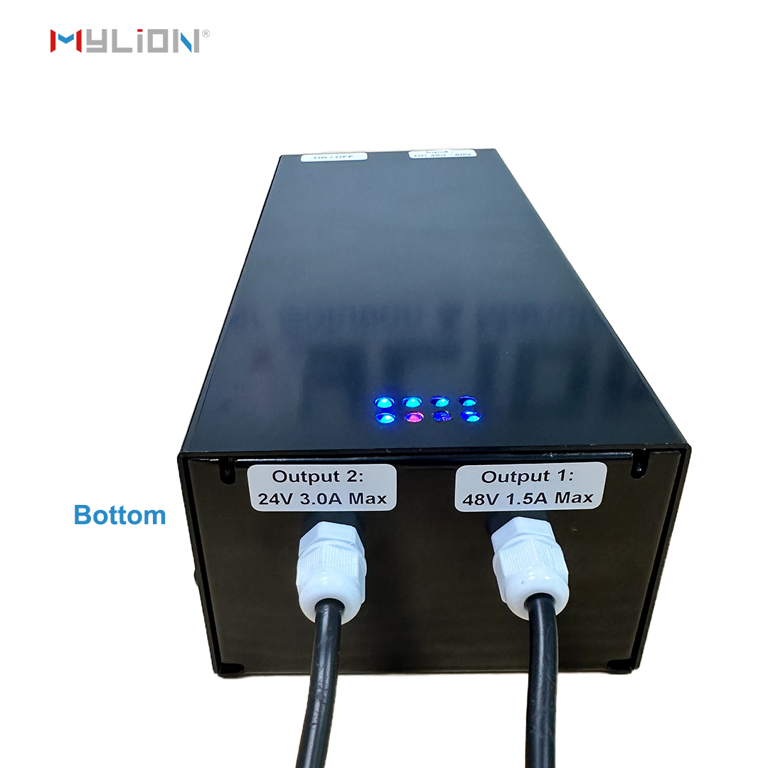 Uninterruptible Power Supply MU248-G2 24V 3A 48V 1A Mini Ups 12V Smart Mini Ups for Telecommunications Devices IoT Devices