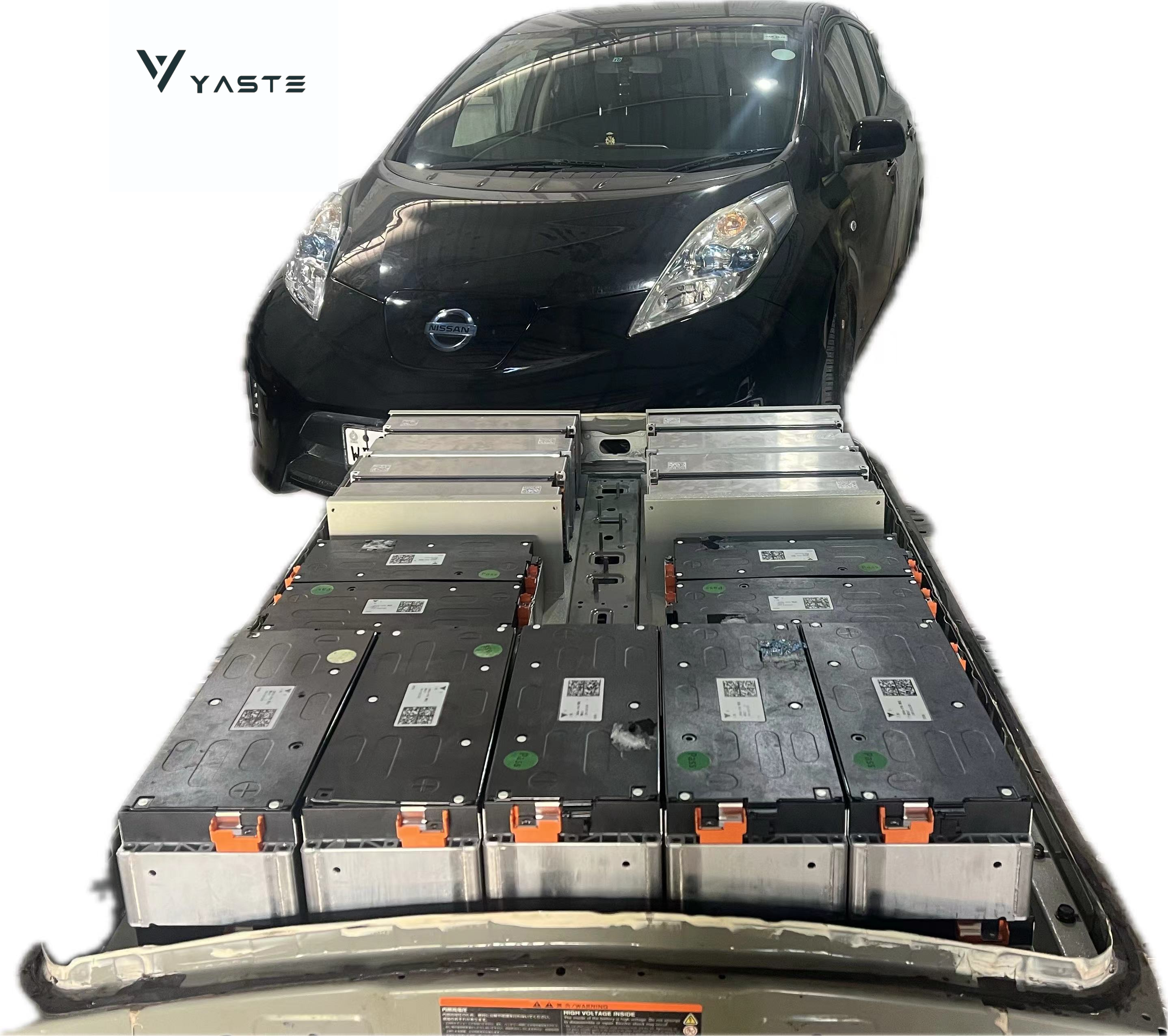 YASTE 63Kwh 14.8V 180Ah 4S1P CATL Modules Lithium Battery Pack EV Battery for Nissan Leaf 2011-2019 New