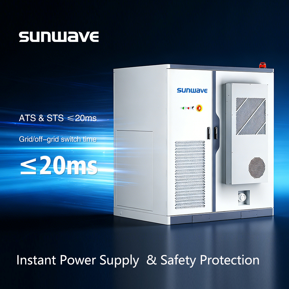 SUNWAVE C&amp;I Energy Storage 125kW 265kWh Grid PV On-Grid Load Management Multiple Protectionsl 99.9% System Availability