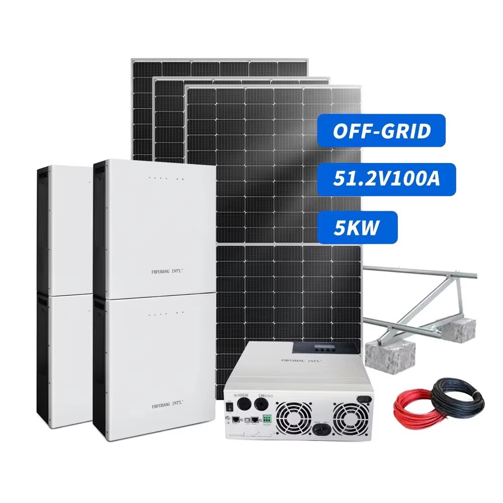 10Kw Off Grid Solar 3kw 5kw 10kw 15kw Solar Power System Power Station For Caravan Full Set Hybrid Offgrid System