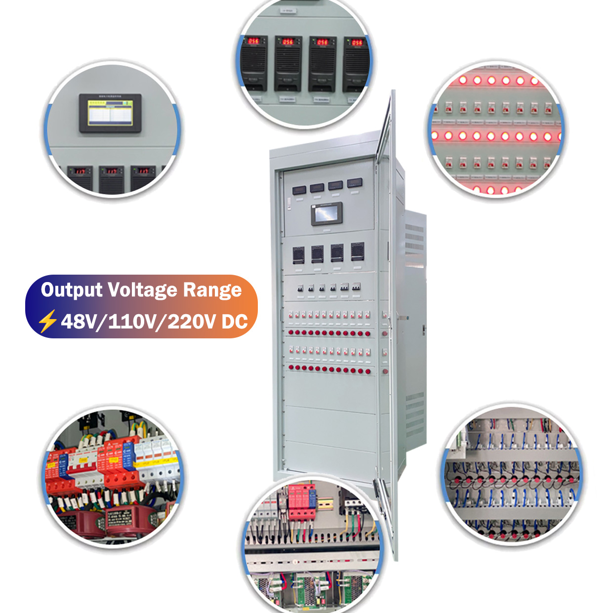 RHT Intelligent Li-ion Backup -48V Telecom Power System for Data Center Critical Network Load, Seamless Transition