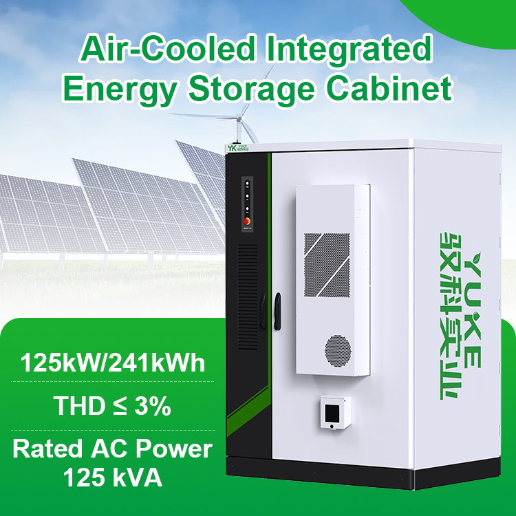 Commercial Industrial 8000 Cycles 125kW 241kWh Micro Grid Lithium Battery Cluster Energy Storage System