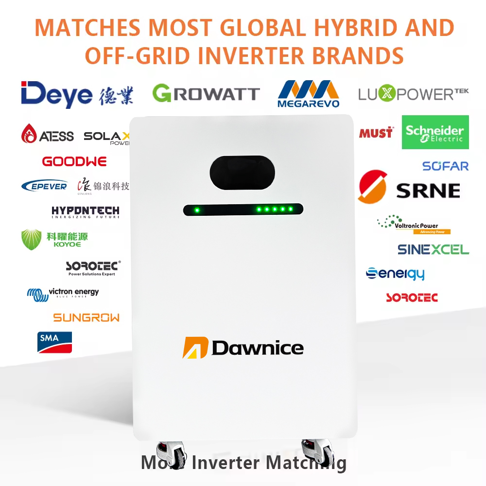 Eu Stock Lifepo4 Lithium 51.2V 20Kwh 280Ah 300Ah 15Kwh Powerwall Power Wall 10Kwh 48V for Solar Battery Energy Storage Companies