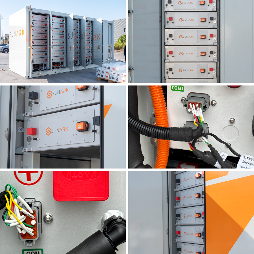 SunArk Smart 5MWh BESS Solar Battery Storage Container System with Liquid Cooling LFP Battery for Commercial Microgrid Projects